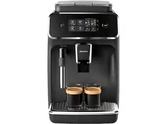 Media Markt Philips EP2220/40 Serie 2200 Panarello Kaffeevollautomat (Matt Schwarz, Keramikmahlwerk, 15 bar, Dampfdüse) Angebot