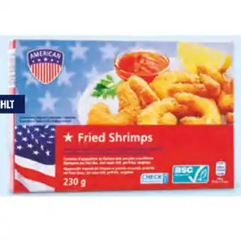 Hofer American ASC Fried Shrimps HOFER 230 Gramm 1 Packung Angebot