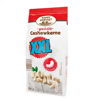 Hofer HAPPY HARVEST XXL Cashewkerne natur HOFER 500 Gramm 1 Packung Angebot