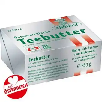 PENNY Almliesl Österreichische Teebutter Penny 250 Gramm 1 Packung Angebot