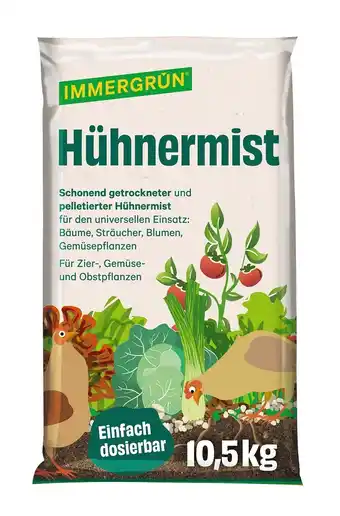 BayWa IMMERGRÜN Hühnermist BayWa 10.50 Kilogramm 1 Packung Angebot