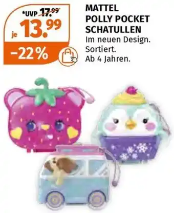 Müller MATTEL POLLY POCKET SCHATULLEN Angebot