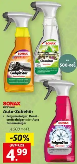Lidl SONAX Auto-Zubehör 500ml Angebot