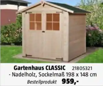 Bauhaus Gartenhaus CLASSIC Angebot