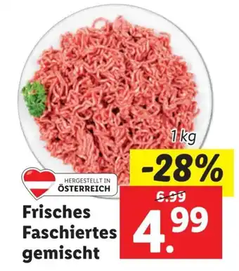 Lidl Frisches Faschiertes gemischt 1kg Angebot