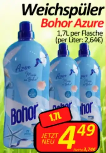 Wurstico Weichspüler Bohor Azure 1.7L Angebot