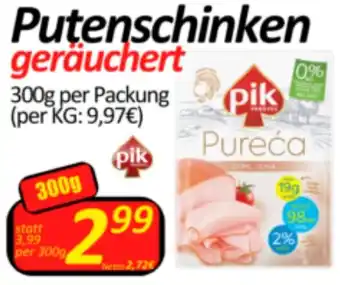 Wurstico Putenschinken geräuchert 300g Angebot