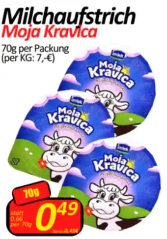 Wurstico Milchaufstrich Moja Kravica 70g Angebot