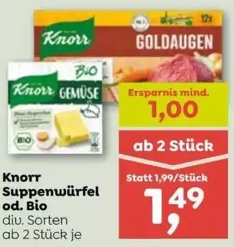 ADEG Knorr Suppenwürfel od. Bio Angebot