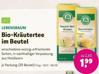 Denn's Biomarkt Bio-Kräutertee im Beutel Angebot