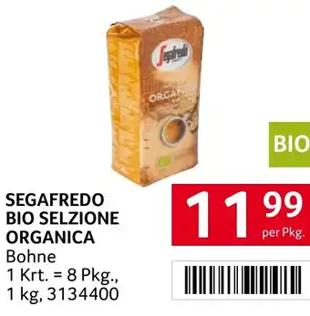 Transgourmet SEGAFREDO BIO SELZIONE ORGANICA 1kg Angebot