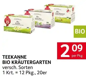 Transgourmet TEEKANNE BIO KRÄUTERGARTEN 20er Angebot
