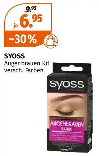 Müller SYOSS Augenbrauen Kit versch. Farben Angebot