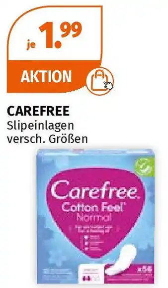 Müller CAREFREE Slipeinlagen Angebot