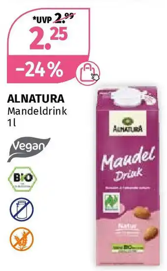 Müller ALNATURA Mandeldrink 1L Angebot