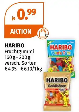 Müller HARIBO Fruchtgummi 160 g-200g Angebot