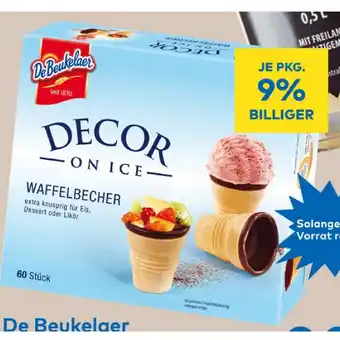 T&G De Beukelaer Waffelbecher T&G 60 Stück 1 Packung Angebot