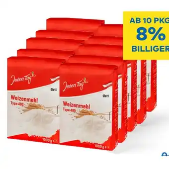 T&G Jeden Tag Weizenmehl T&G 1 Kilogramm 1 Packung Angebot