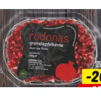 Lidl Rodonas Granatapfelkerne Lidl 120 Gramm 1 Packung Angebot
