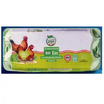 Lidl Ein gutes Stück Heimat Bio Eier Größe M/L Lidl 10 Stück 1 Packung Angebot