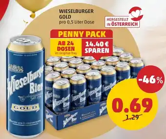 PENNY WIESELBURGER GOLD 0.5L Angebot