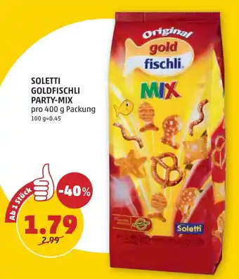 PENNY SOLETTI GOLDFISCHLI PARTY-MIX pro 400 g Angebot