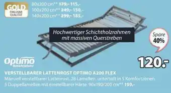 JYSK VERSTELLBARER LATTENROST OPTIMO A200 FLEX Angebot
