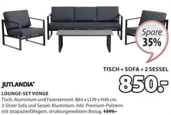 JYSK JUTLANDIA LOUNGE-SET VONGE Angebot