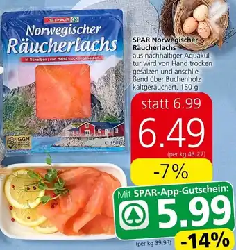 Spar SPAR Norwegischer Räucherlachs Angebot