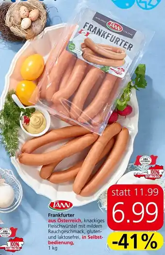 Spar Frankfurter 1 kg Angebot