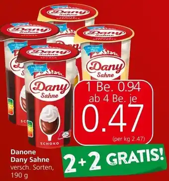 Spar Danone Dany Sahne 190 g Angebot