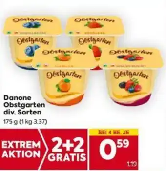 Billa Danone Obstgarten div. Sorten 175 g Angebot