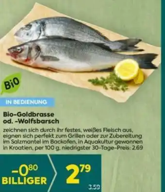 Billa Bio-Goldbrasse od. -Wolfsbarsch Angebot