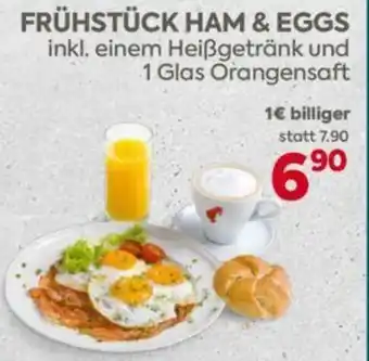 Billa FRÜHSTÜCK HAM & EGGS Angebot