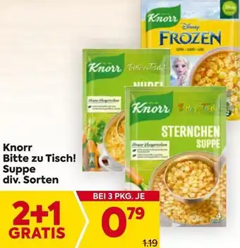 Billa Knorr Bitte zu Tisch! Suppe div. Sorten Angebot