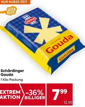 Billa Schärdinger Gouda 1 Kilo Packung Angebot