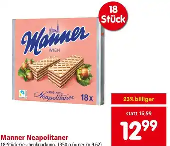 Interspar Manner Neapolitaner 18-Stück-Geschenkpackung, 1350 g Angebot