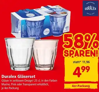 Interspar Duralex Gläserset 4er-Packung Angebot