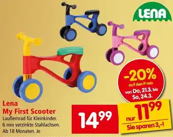 Interspar Lena My First Scooter Angebot