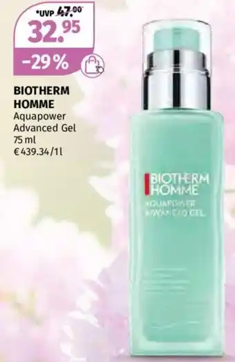 Müller BIOTHERM HOMME Aquapower Advanced Gel 75 ml Angebot