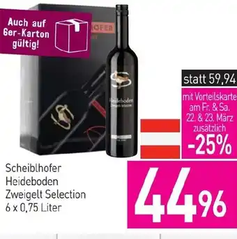 Sutterlüty Scheiblhofer Heideboden Zweigelt Selection 6 x 0,75 Liter Angebot