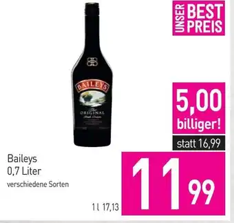 Sutterlüty Baileys 0,7 Liter Angebot