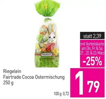 Sutterlüty Riegelein Fairtrade Cocoa Ostermischung 250 g Angebot