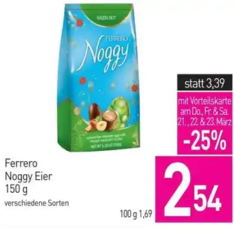 Sutterlüty Ferrero Noggy Eier 150 g Angebot