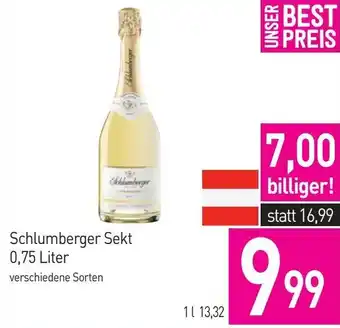 Sutterlüty Schlumberger Sekt 0,75 Liter Angebot