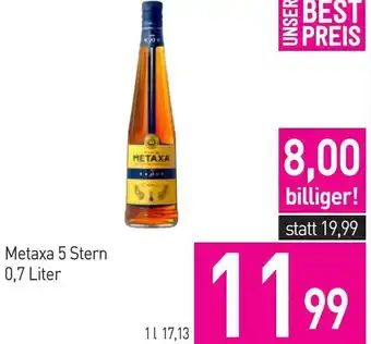 Sutterlüty Metaxa 5 Stern 0,7 Liter Angebot
