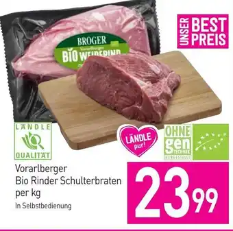 Sutterlüty Vorarlberger Bio Rinder Schulterbraten per kg Angebot
