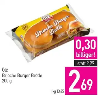 Sutterlüty Ölz Brioche Burger Brötle 200 g Angebot