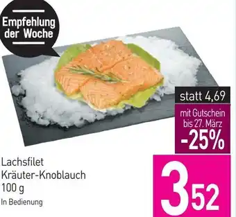 Sutterlüty Lachsfilet Kräuter-Knoblauch 100 g Angebot