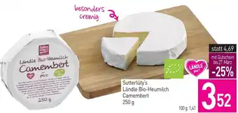Sutterlüty Sutterlüty's Ländle Bio-Heumilch Camembert 250 g Angebot
